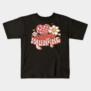 groovy valentine Kids T-Shirt